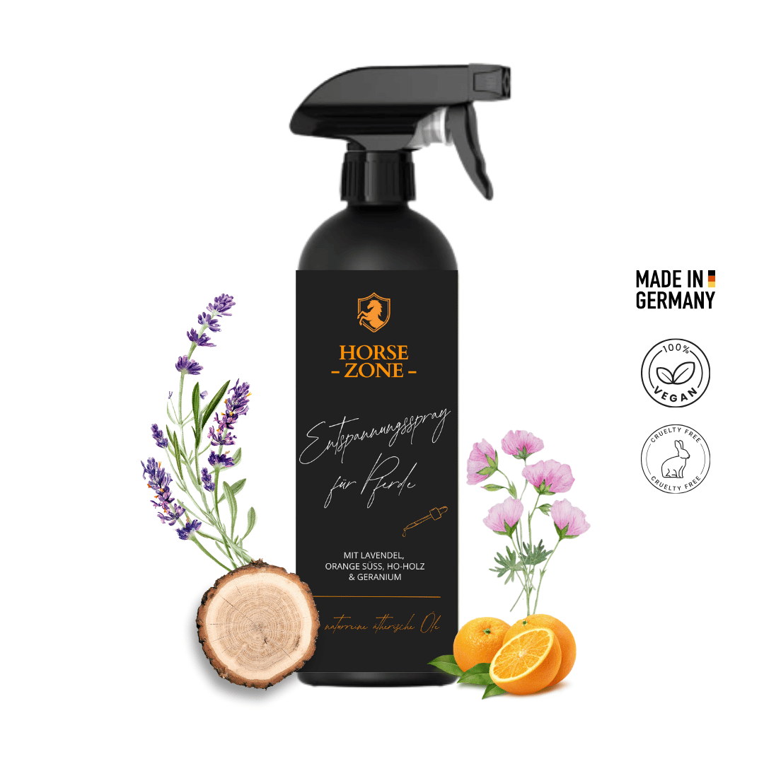 HORSE ZONE Entspannungsspray für Pferde – mit 100 % naturreinen ätherischen Ölen
