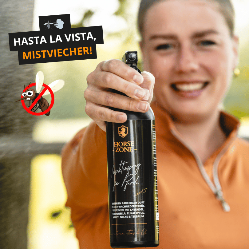 HORSE ZONE Insektenspray für Pferde – mit 100 % naturreinen ätherischen Ölen