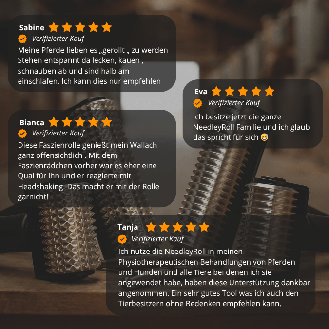 NeedleyRoll Mini Fascia Roller – Parfait pour les petits chevaux et les chiens