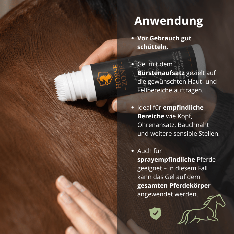 Insektenschutz Gel für Pferde 200ml – mit 100 % naturreinen ätherischen Ölen