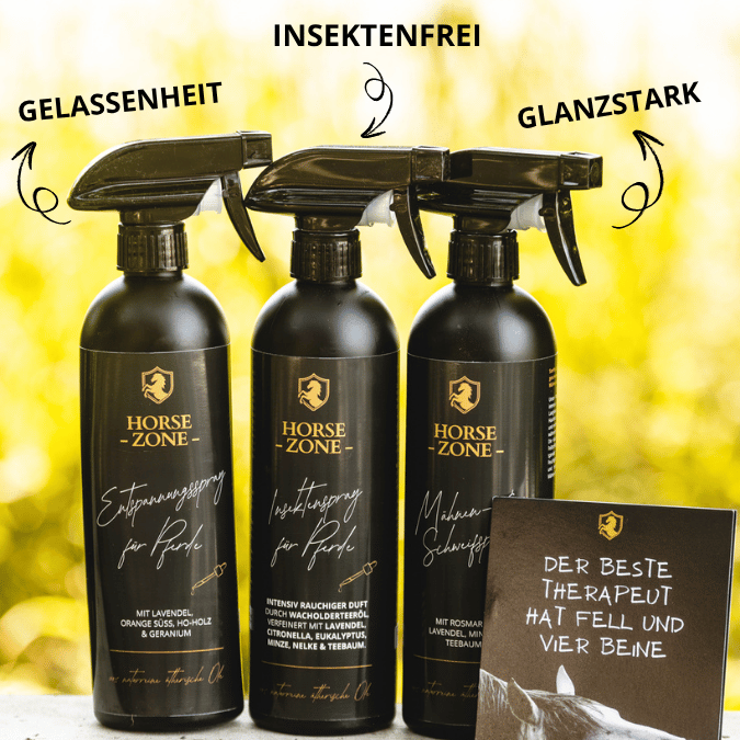 3er Spray Bundle – Entspannung, Insektenschutz & Mähne
