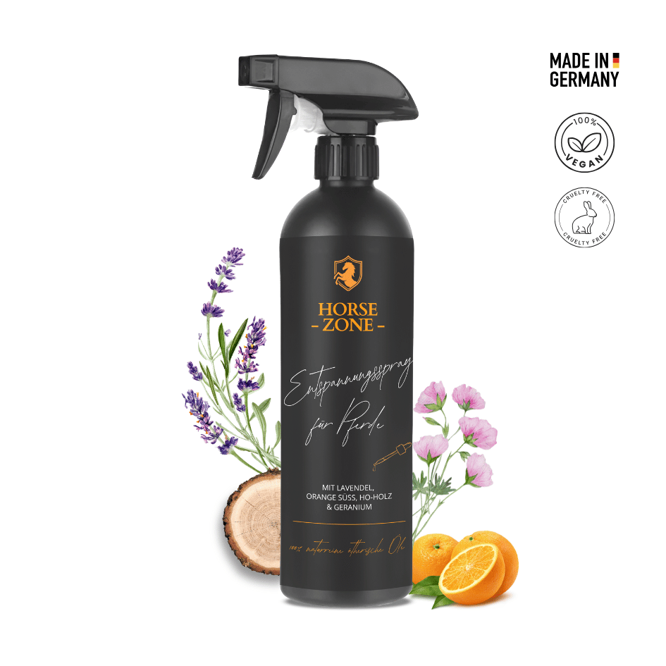 HORSE ZONE Entspannungsspray für Pferde – mit 100 % naturreinen ätherischen Ölen