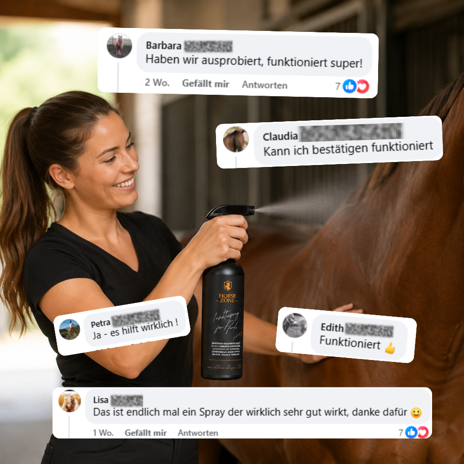 Insektenspray für Pferde 500ml – mit 100 % naturreinen ätherischen Ölen